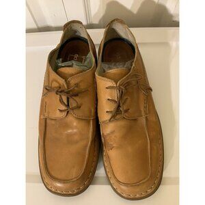 ANTICA CUOIERIA SHOEMAKER'S Men’s Sz 11D‎ Leather Shoes Tan Made Italy